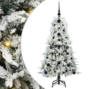 vidaXL Kunstmatige Inklapbare Kerstboom Wit 120 cm PE en PVC