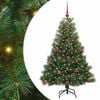 vidaXL Kunstkerstboom Groen 120 cm PE en PVC