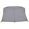 vidaXL Camping Tent met dak Grijs en Oranje 320 x 275 x 190 cm taft