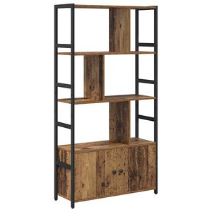 vidaXL Boekenkast Oud hout 80 x 30 x 155,5 cm Bewerkt hout