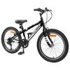 vidaXL Mountainbike 20 Inch 6-Speed voor 5-8 jaar oud Zwart
