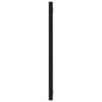 vidaXL Badkamerspiegel 90x1,5x37 cm spaanplaat zwart
