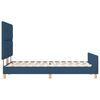 vidaXL Bedframe met hoofdeinde Blauw 140 x 200 cm Stof
