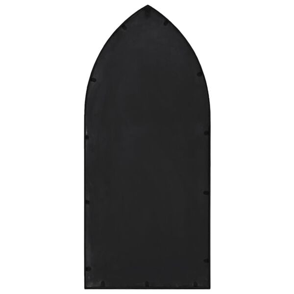 vidaXL Tuinspiegel 100x45 cm ijzer zwart