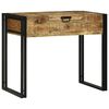 vidaXL Slaapkamer Kaptafels Bruin 90 x 50 x 75 cm Massief mangohout