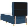 vidaXL Boxspringbed met Matras Donkergrijs 90x190 cm Blauw 90 x 200 cm