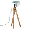 vidaXL Vloerlamp 25 W E27 45x45x120 cm verweerd blauw