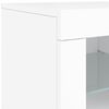 vidaXL Dressoir met LED-verlichting 142,5x37x67 cm wit