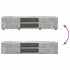 vidaXL Tv-meubelset met lade met plank FLORIN Beton Grijs Bewerkt hout