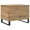 vidaXL Salontafel 60x44,5x45 cm bewerkt hout artisanaal eikenkleurig