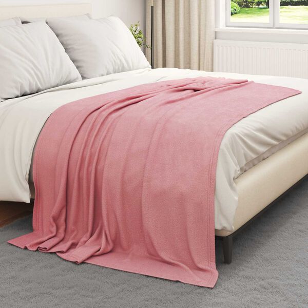 vidaXL Kleden 6 pcs Roze 200 x 150 cm Fleece