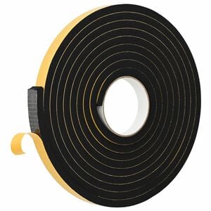 vidaXL Zelfklevende schuimtape 20 st Zwart 20mm x 5m CR Schuim