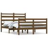 vidaXL Bedframe massief grenenhout honingbruin 120x200 cm