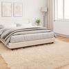 vidaXL Nep Schapenvacht Tapijt Tafalla Beige 200 x 200 cm Polyester