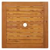 vidaXL Tuintafel inklapbaar 60x60x75 cm massief acaciahout