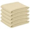 vidaXL Tafelkleed 5 st Ovaal Cr&egrave;mewit 130 x 180 cm