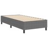 vidaXL Platform bedframe Lichtgrijs 90 x 200 cm Katoen Stof