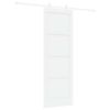 vidaXL Schuifdeur 73,5 x 211 cm Bewerkt hout Wit