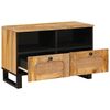 vidaXL TV-kast met lade Bruin 70 x 33 x 46 cm Massief Mango Hout