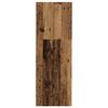 vidaXL Apothekerskast 30x41x118 cm bewerkt hout oud houtkleurig