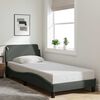 vidaXL Bedframe "Dover" 90x200 cm stof donkergrijs