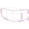 vidaXL Boxspring met matras fluweel donkergroen 120x200 cm