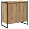 vidaXL Badkamer Kast Ambachtelijk eiken 60 x 30 x 60 cm Bewerkt hout