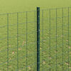 vidaXL Hek met Paal Groen 1,4 x 10 m Staal en PVC
