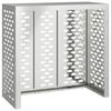 vidaXL Airconditioner hoes Zilver 110 x 50 x 105 cm