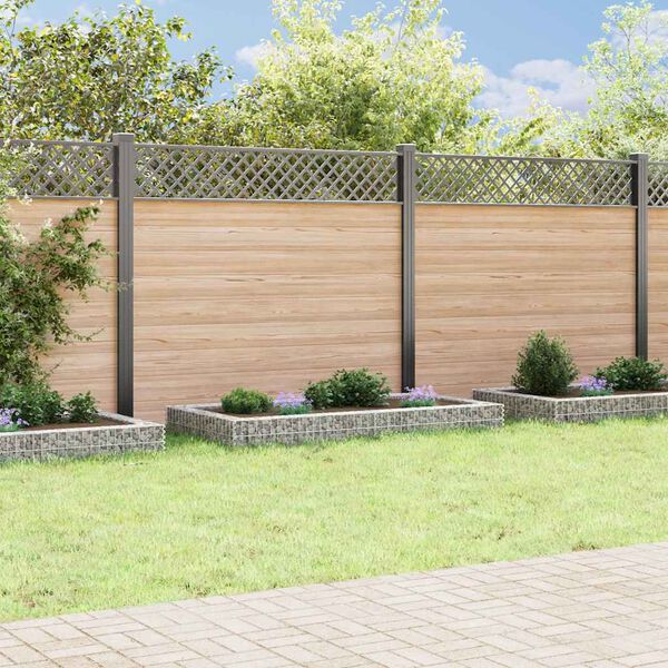 vidaXL Gabion plantenbak verhoogd 200x100x20 cm gegalvaniseerd staal