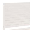 vidaXL Bedframe extra lang zonder matras massief hout wit 90x210 cm