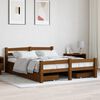 vidaXL Bedframe met 4 lades massief grenenhout honingbruin 140x200 cm