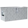 vidaXL Aluminium kist 61,5x26,5x30 cm zilverkleurig