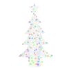 vidaXL Kerstboom met 160 LED Multikleur 150 cm Acryl