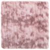 vidaXL Hoogpolig vloerkleed NAVARRA 200x200 cm polyester stoffig roze