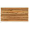 vidaXL Tafelblad 80 x 40 x 3,5 cm Rechthoekig Massief Teakhout Naturel