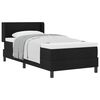vidaXL Boxspringbed met hoofdeinde Zwart 200 x 80 cm Stof