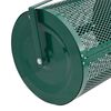 vidaXL Compoststrooier 75L Ø40x60 cm staal groen