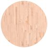 vidaXL Tafelblad rond &Oslash;90x4 cm massief beukenhout