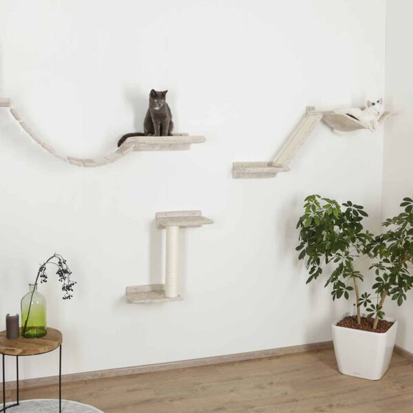 Kerbl Kattenklimwand Mount Everest hout beige