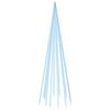 vidaXL Vlaggenmast kerstboom 732 LED's blauw 500 cm