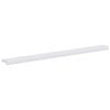 vidaXL Raamsokkel Wit 160 x 10 x 4,5 cm PVC