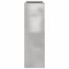 vidaXL Plantenstandaard 2 pcs Zilver 24 x 24 x 75 cm Roestvrij staal