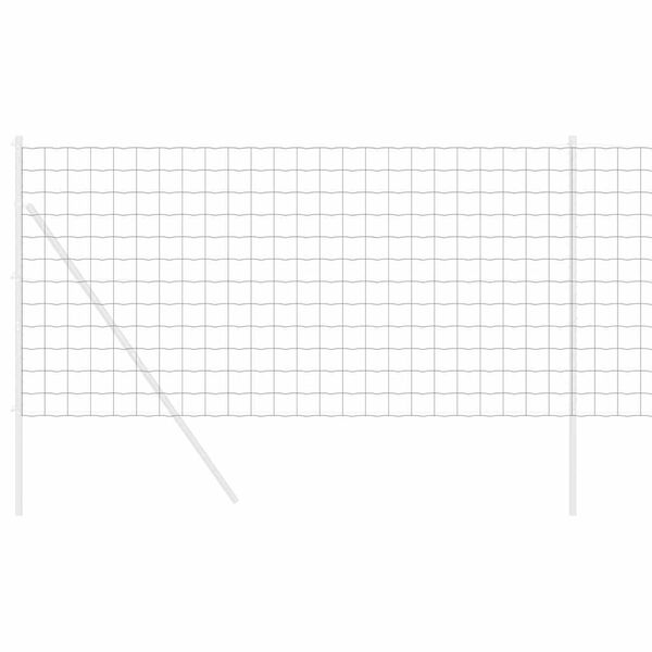 vidaXL Hexagon Hek Zilver 1,2 x 10 m Gegalvaniseerd staal
