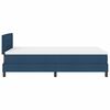 vidaXL Boxspringbed met matras met hoofdeinde Blauw 120 x 190 cm Stof