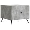 vidaXL Salontafel Betongrijs 49 x 50 x 40 cm Bewerkt hout