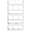 vidaXL Boekenkast 100x33x187,5 cm bewerkt hout wit