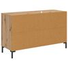 vidaXL Dressoir met lade Artisan Eiken 100 x 36 x 60 cm Bewerkt hout