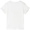 Kindershirt 128 ecru