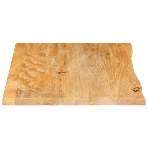 vidaXL Tafelblad met natuurlijke rand 80x60x3,8 cm massief mangohout
